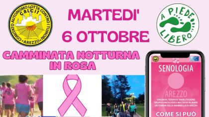 Camminata notturna in rosa